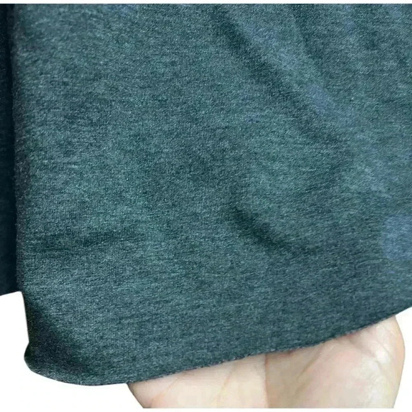 Gymshark Cropped Hoodie Sweatshirt Wrap Cross Back Size Small Dark Gray - Picture 5 of 10